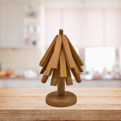 Trivetree™ - Handgefertigter Untersetzer Aus Holz