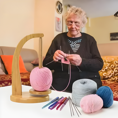 TwirlWeave™ – Verhedderungsfreier 360° Garn Organizer