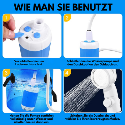 AquaJet™ – Tragbare Wasserlösung für den Außenbereich