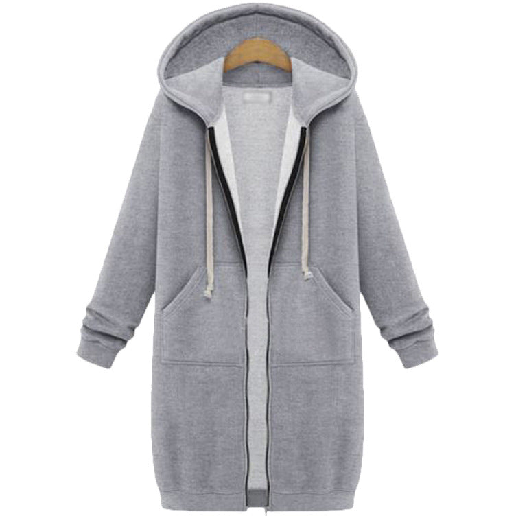 Zarah™ – Kuscheliger Damen Fleece Zip Hoodie