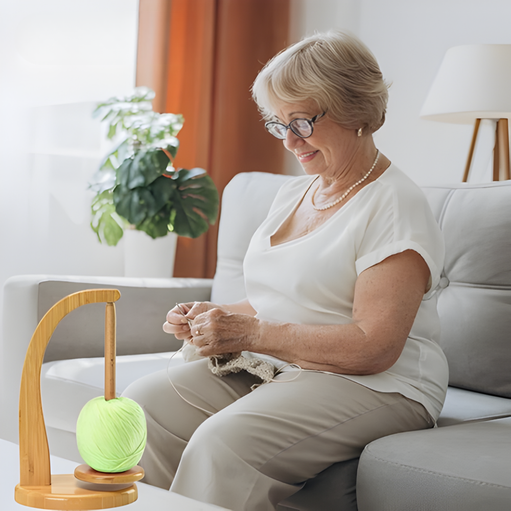 TwirlWeave™ – Verhedderungsfreier 360° Garn Organizer