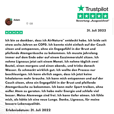 AirNatura™ – Natürliches, tiefes Atmen