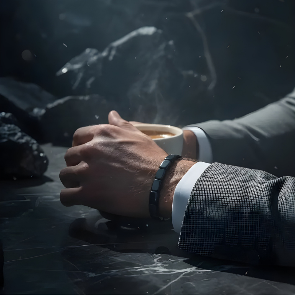 StoneForce™ – Magnetisches Wellness Hämatit Kraftarmband