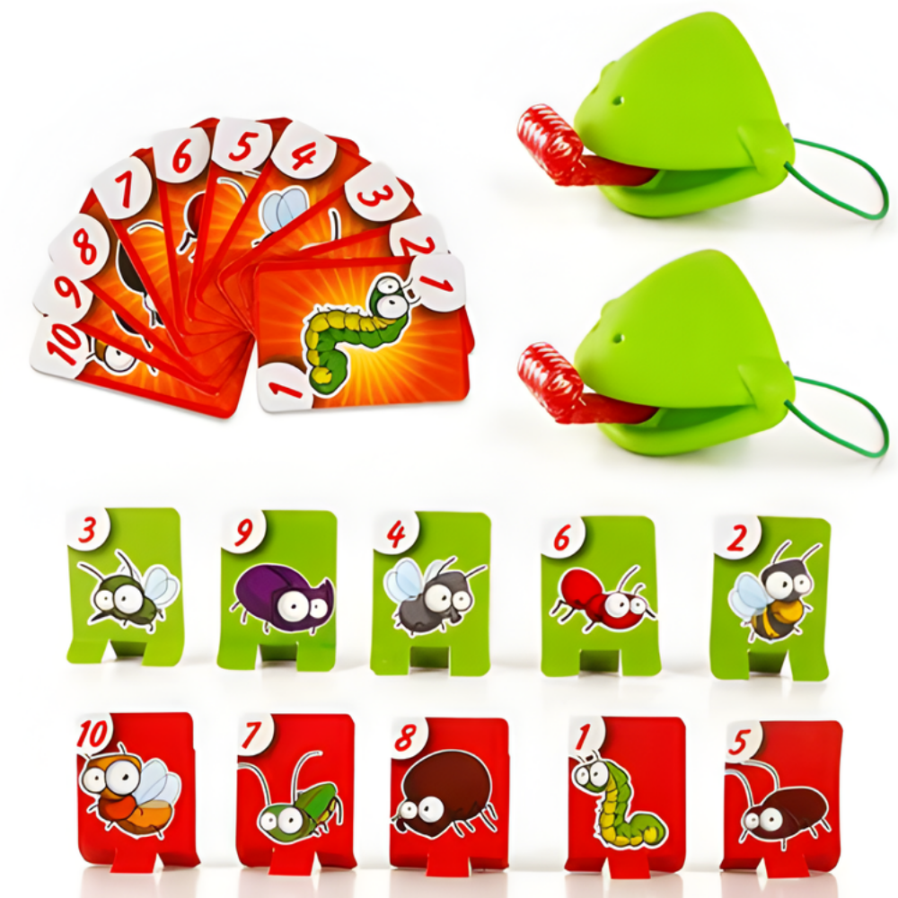 FroggyZap™ – Interaktives Dehnbares Froschzungen Actionspiel für Kinder