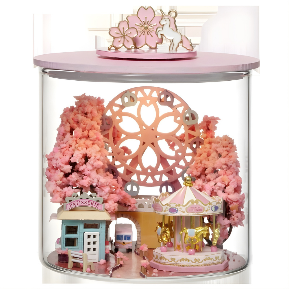 GroveBox™ – DIY Mini Casa Magisches Gewächshaus Garten Puppenhaus Set