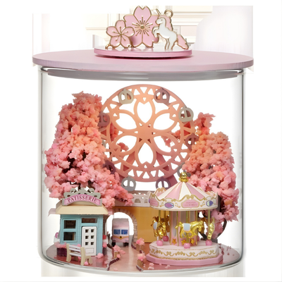 GroveBox™ – DIY Mini Casa Magisches Gewächshaus Garten Puppenhaus Set