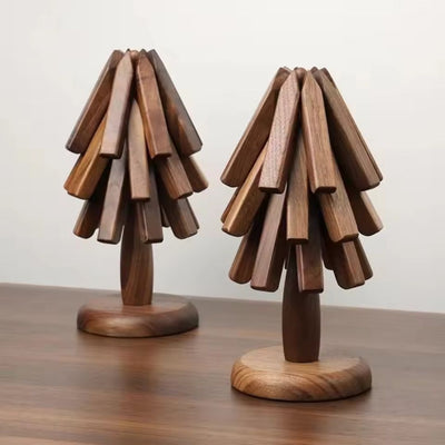 Trivetree™ - Handgefertigter Untersetzer Aus Holz