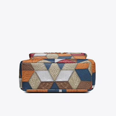 Kirsten™ – Geometrische Handtasche aus Veganem Leder