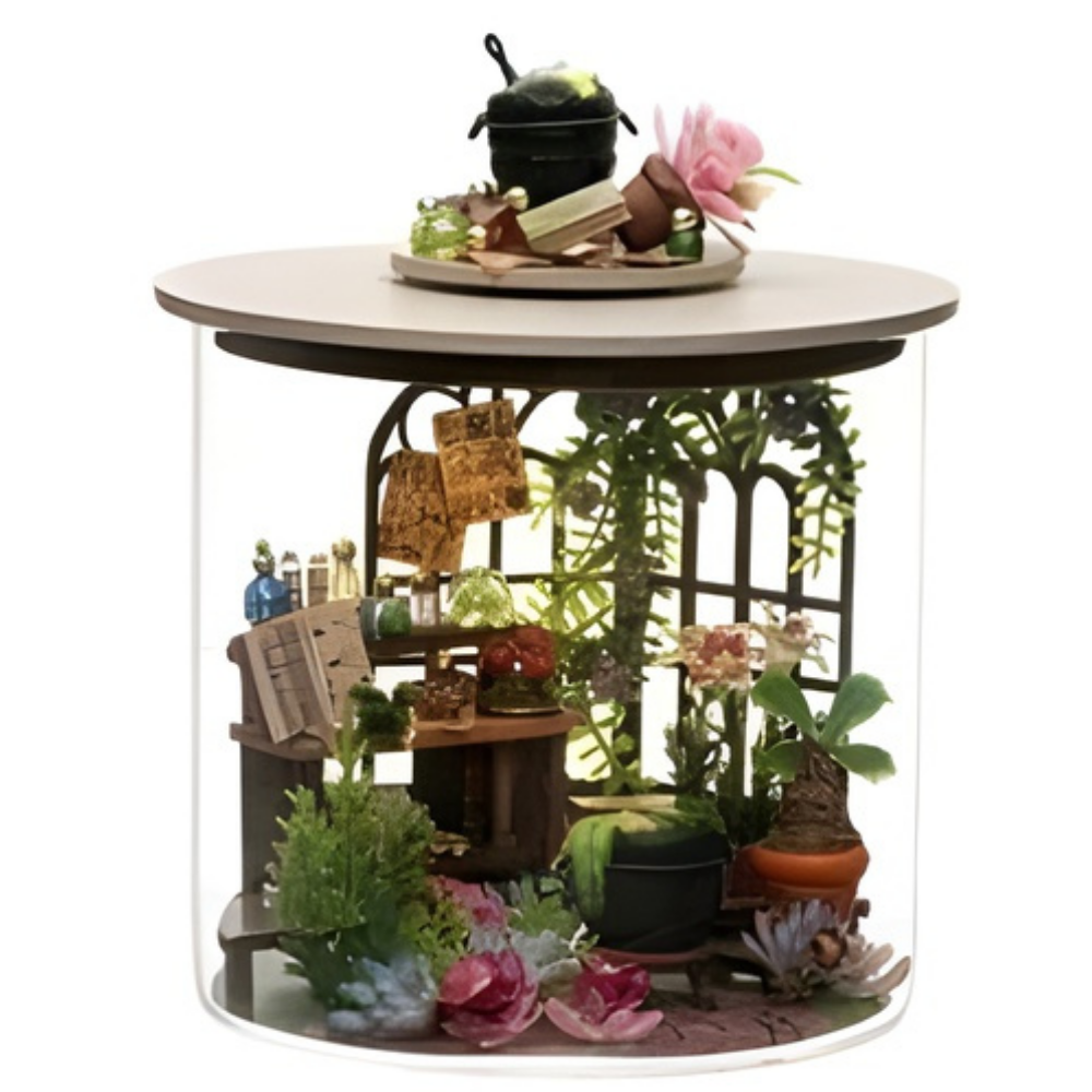 GroveBox™ – DIY Mini Casa Magisches Gewächshaus Garten Puppenhaus Set