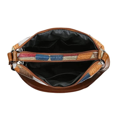 Kirsten™ – Geometrische Handtasche aus Veganem Leder