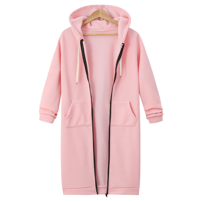 Zarah™ – Kuscheliger Damen Fleece Zip Hoodie