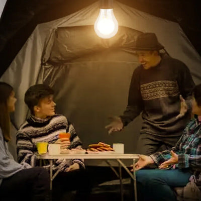 LumaGlow™ – Retro Camping LED-Lampe