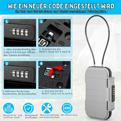 LockMate™ - Tragbare Sicherheitsschließfächer
