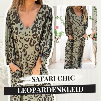 Savara™ – Elegantes Sommerkleid mit Leopardenmuster