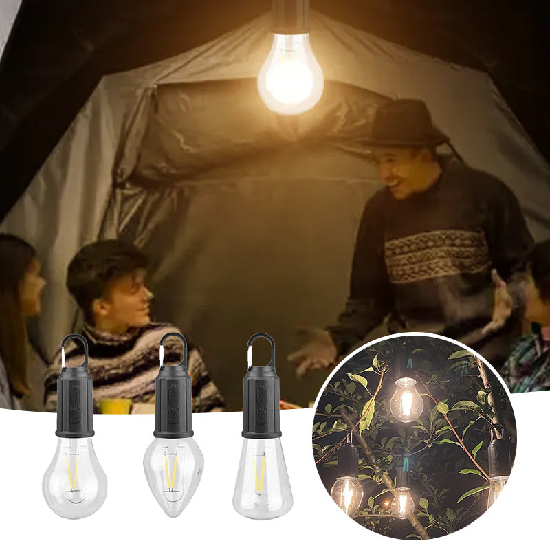LumaGlow™ – Retro Camping LED-Lampe