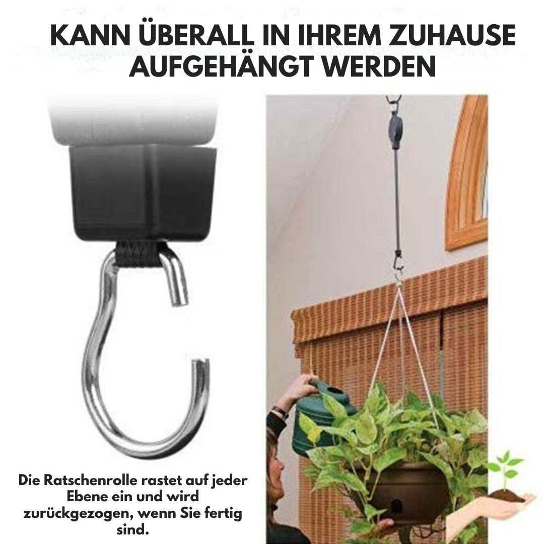 PlantLift™ – Müheloses Aufhängen & Gießen von Pflanzen