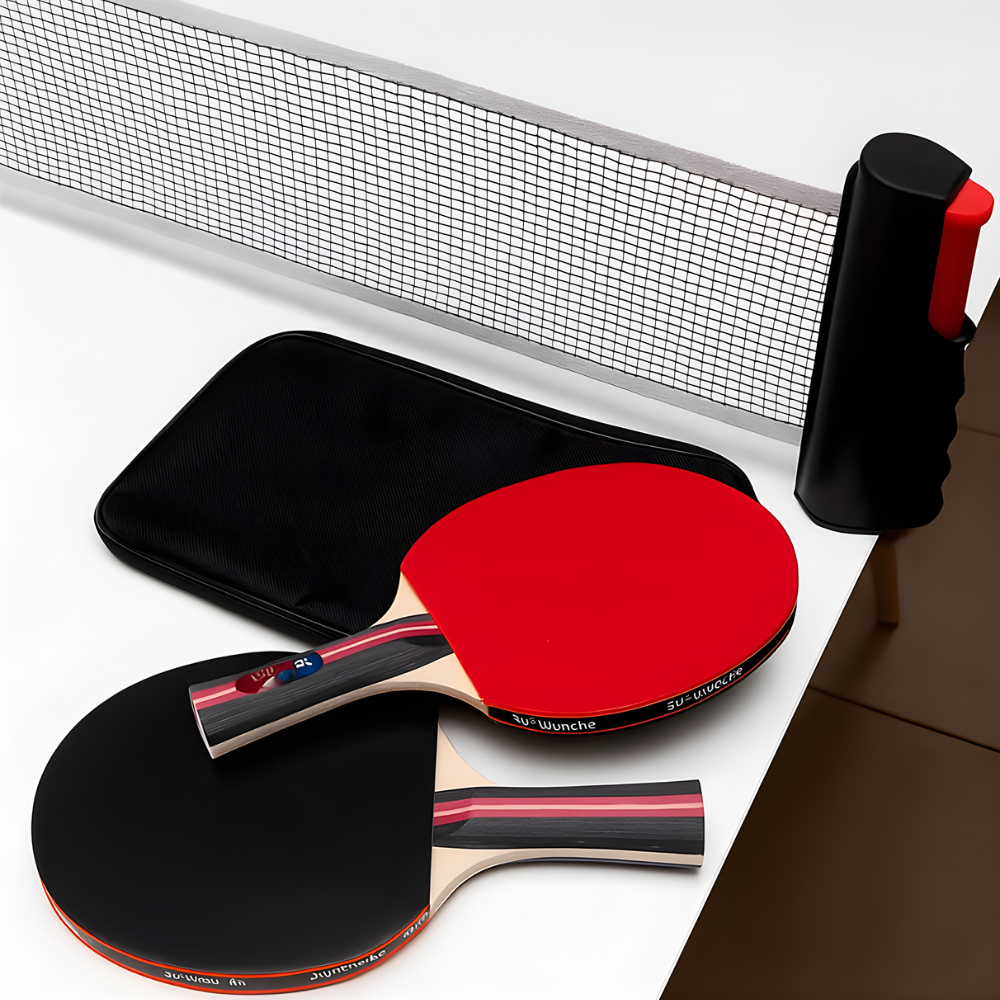 RallyGo™ – Tragbares Komplettes Tischtennis Set