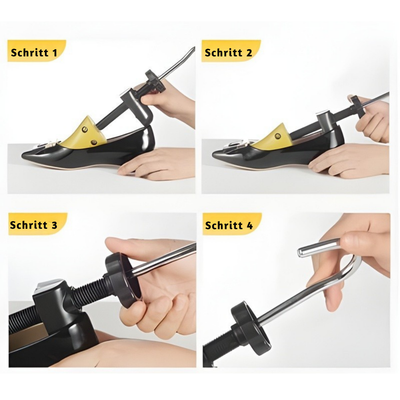 FlexiFit™ – Verstellbarer Schuhweiten- und Längen Dehner