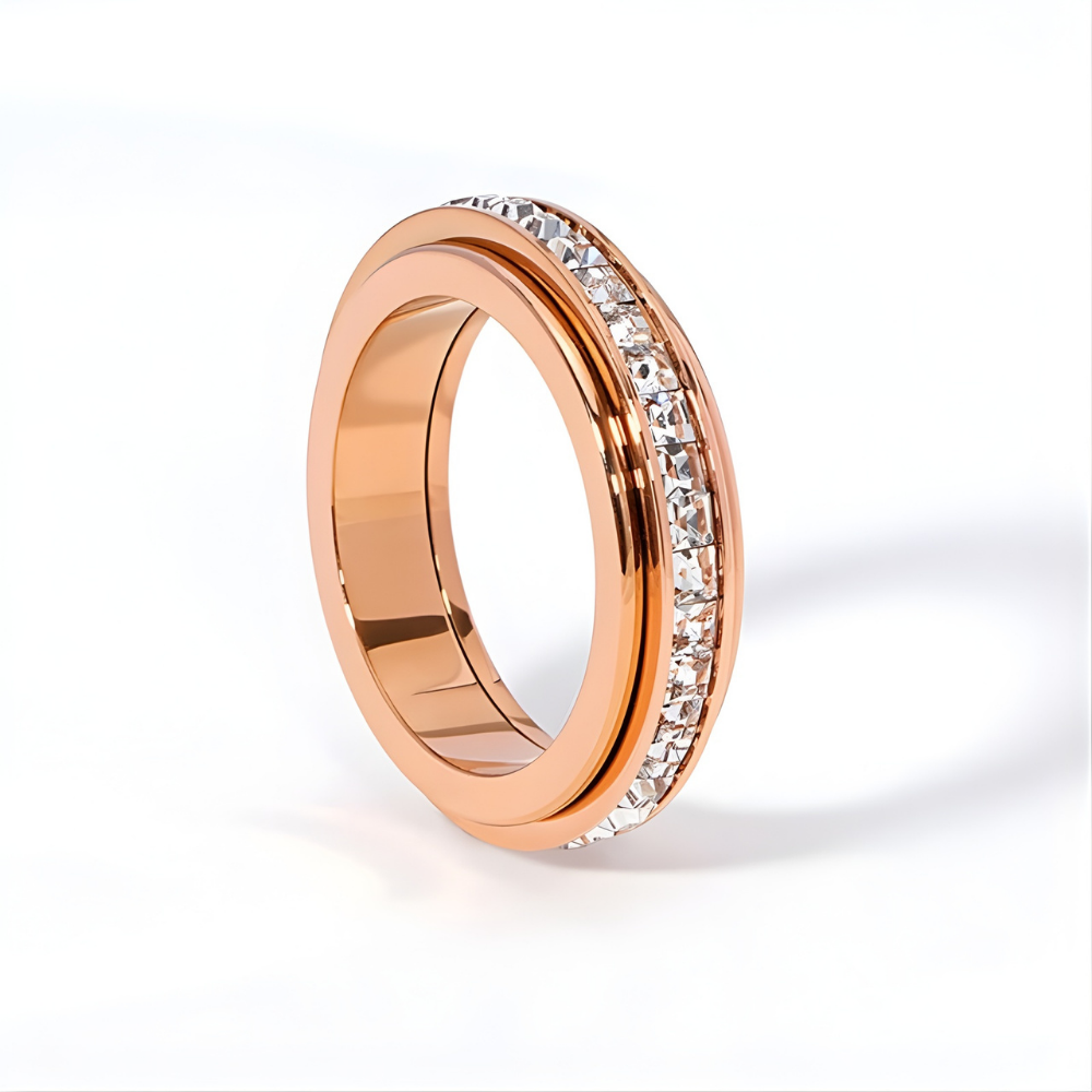 AuraSpin™ – Drehbarer Titan Fidget Ring