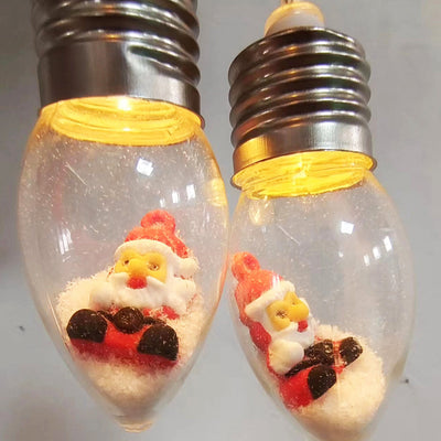 FrostGlow™ – LED Weihnachts-Lichterkette mit Schneeglühbirnen