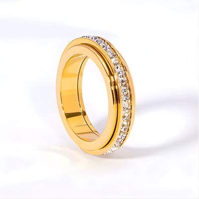 AuraSpin™ – Drehbarer Titan Fidget Ring