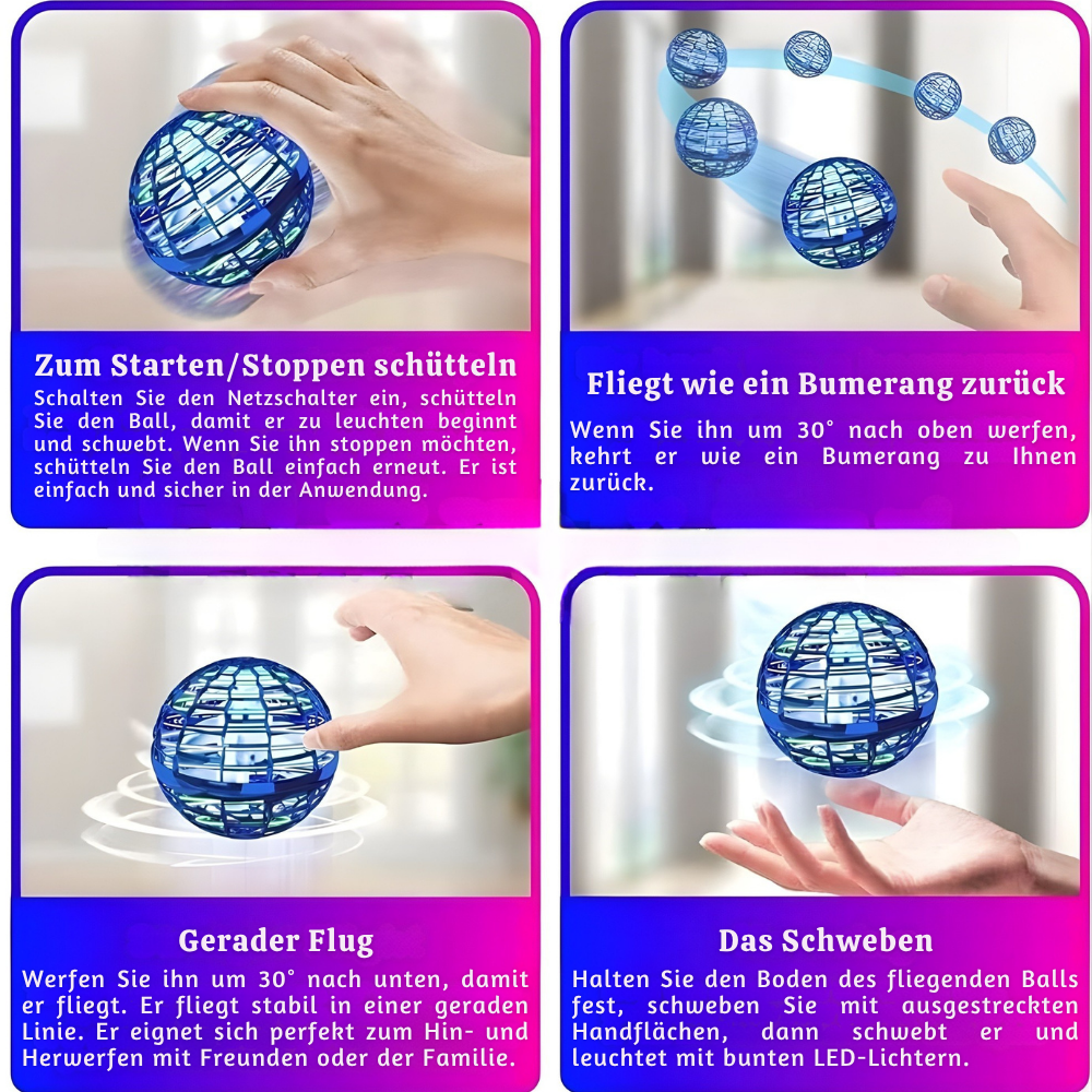 SkyNova™ – Schwebender Leucht-Trickball