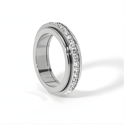 AuraSpin™ – Drehbarer Titan Fidget Ring