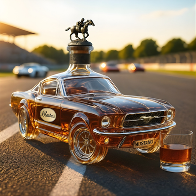 GearPour™ – Limitierte Mustang Whisky Karaffe aus Glas