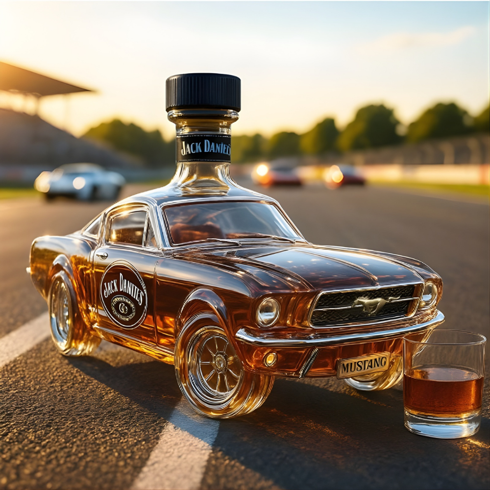 GearPour™ – Limitierte Mustang Whisky Karaffe aus Glas