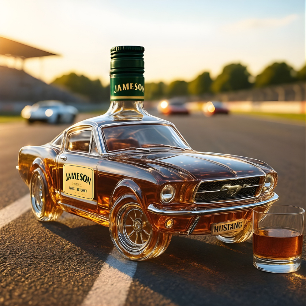 GearPour™ – Limitierte Mustang Whisky Karaffe aus Glas