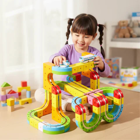 RailQuest™ – Kinder 3D STEM Zug Konstruktionsspielzeug
