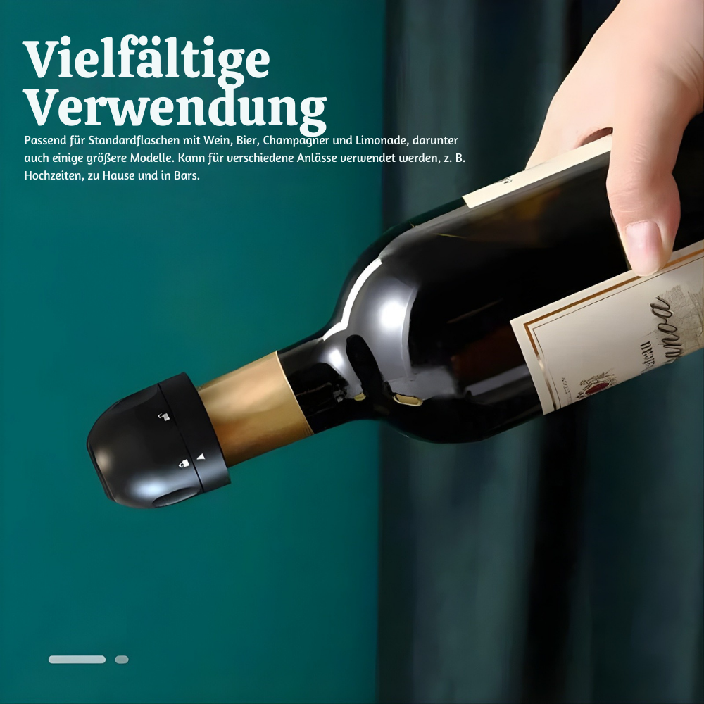VinoLock™ – Luftdichter Flaschenverschluss für Wein & Getränke