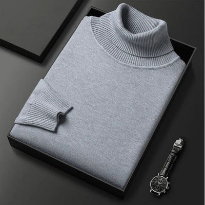 Paul™ – Premium Cashmere Rullekrave Sweater til Mænd
