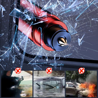 SafeExit™ – Notfall-Autowerkzeug mit Glasbrecher und Sicherheitsgurtmesser