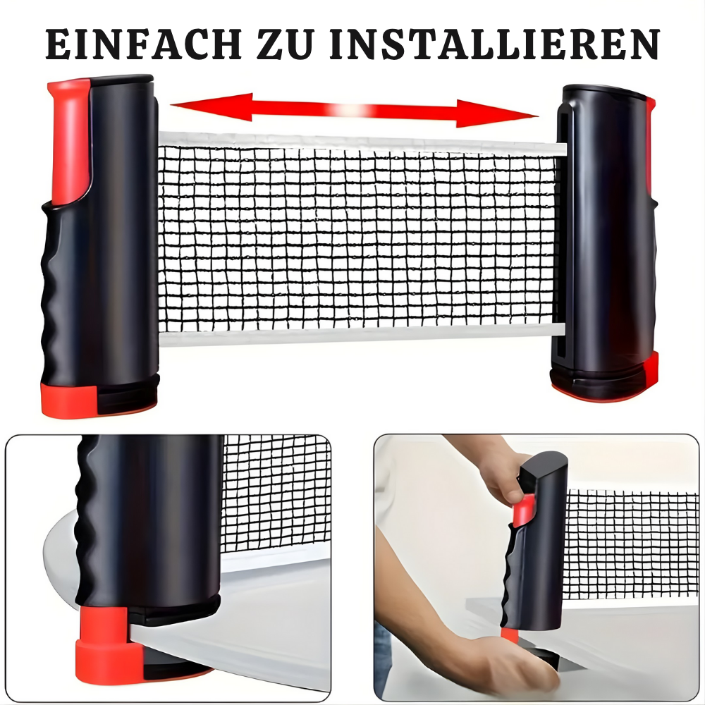 RallyGo™ – Tragbares Komplettes Tischtennis Set