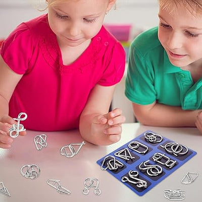 MindTwist™ - Unterhaltsame Pädagogische Metall-Gehirn-Puzzles