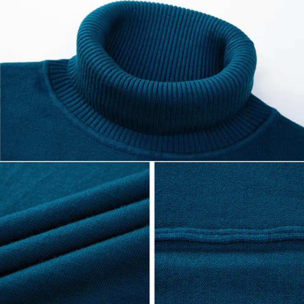 Paul™ – Premium Cashmere Rullekrave Sweater til Mænd