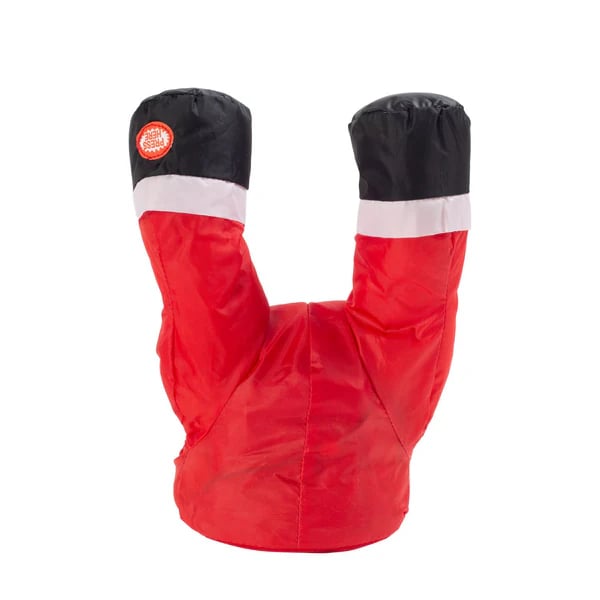 JollyCrash™ – Weihnachtsmann und Rentier Fenster-Crash Deko
