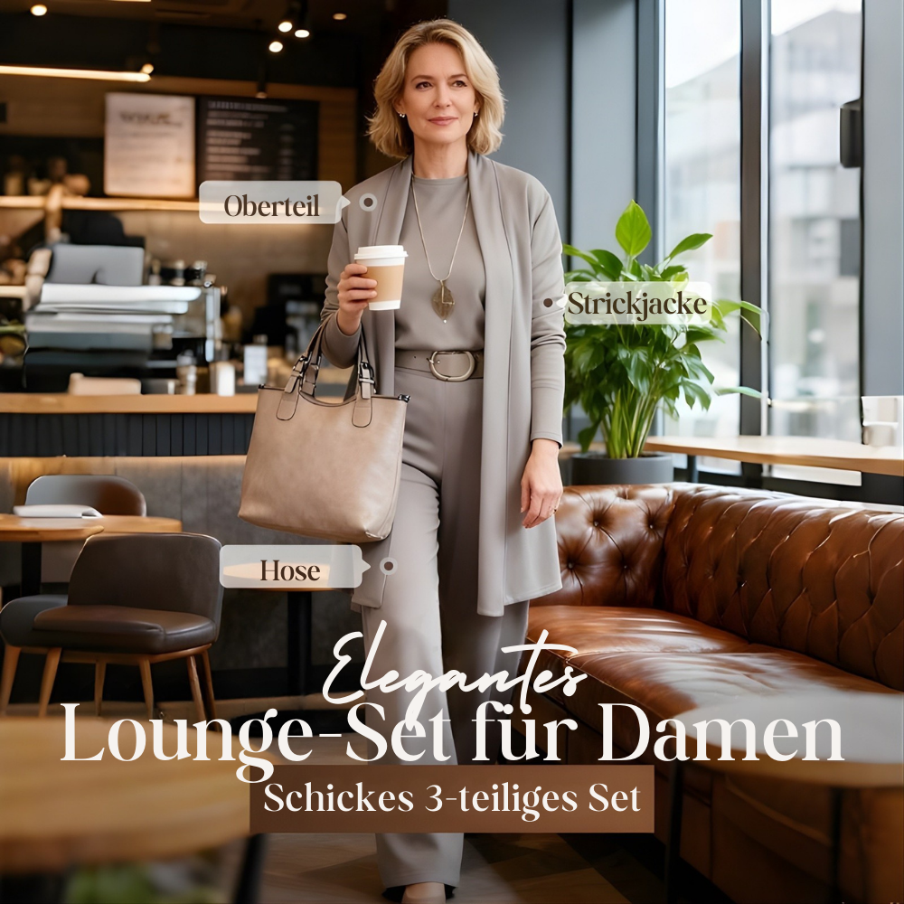 Martha™ – Schickes 3-teiliges Damen Loungewear Set