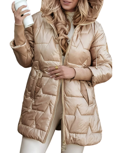 Elise™ – Elegante Gemütliche Steppjacke mit Kapuze