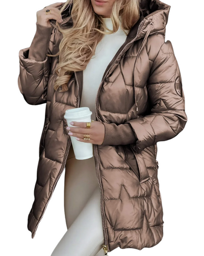 Elise™ – Elegante Gemütliche Steppjacke mit Kapuze
