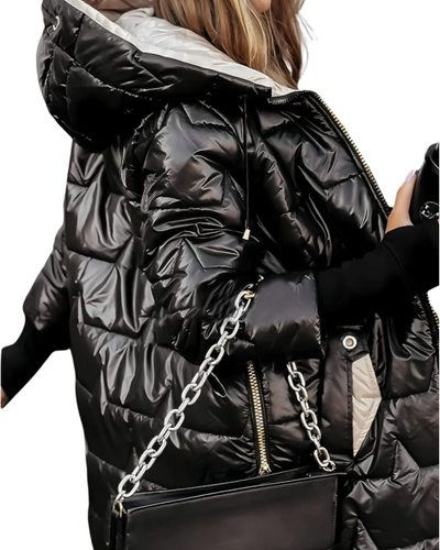 Elise™ – Elegante Gemütliche Steppjacke mit Kapuze