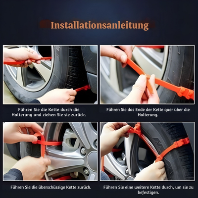 FrostRail™ – Universelle Winter Anti-Rutsch Schneeketten für Fahrzeuge