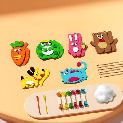 CraftCritters™ – Kinder DIY 3D Stickerei Bastelset