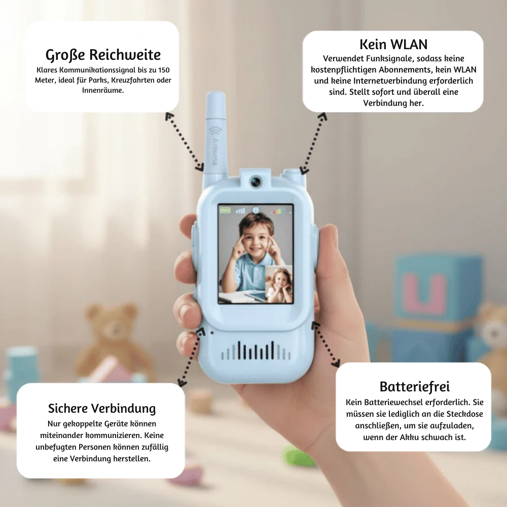 ChatScout™ – Kinder Video Kommunikations Walkie-Talkies