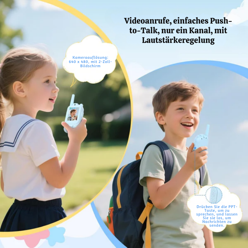 ChatScout™ – Kinder Video Kommunikations Walkie-Talkies
