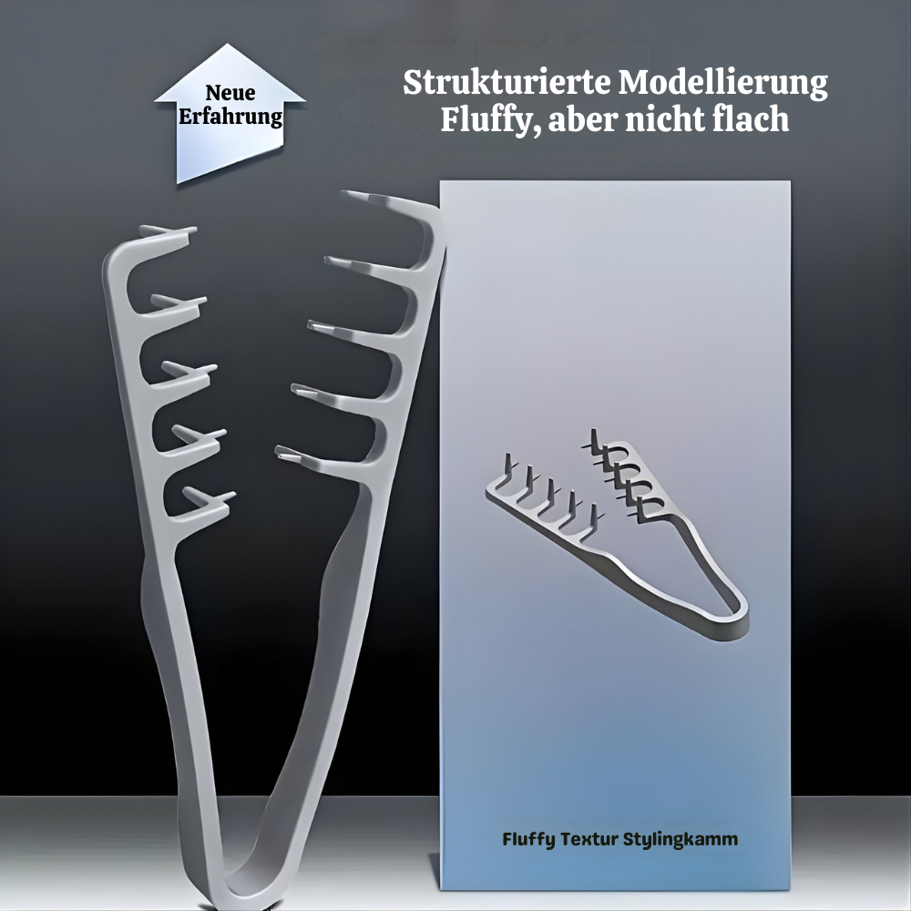 WaveWhisp™ – Hitzefreie Texturierende Stylingkamm