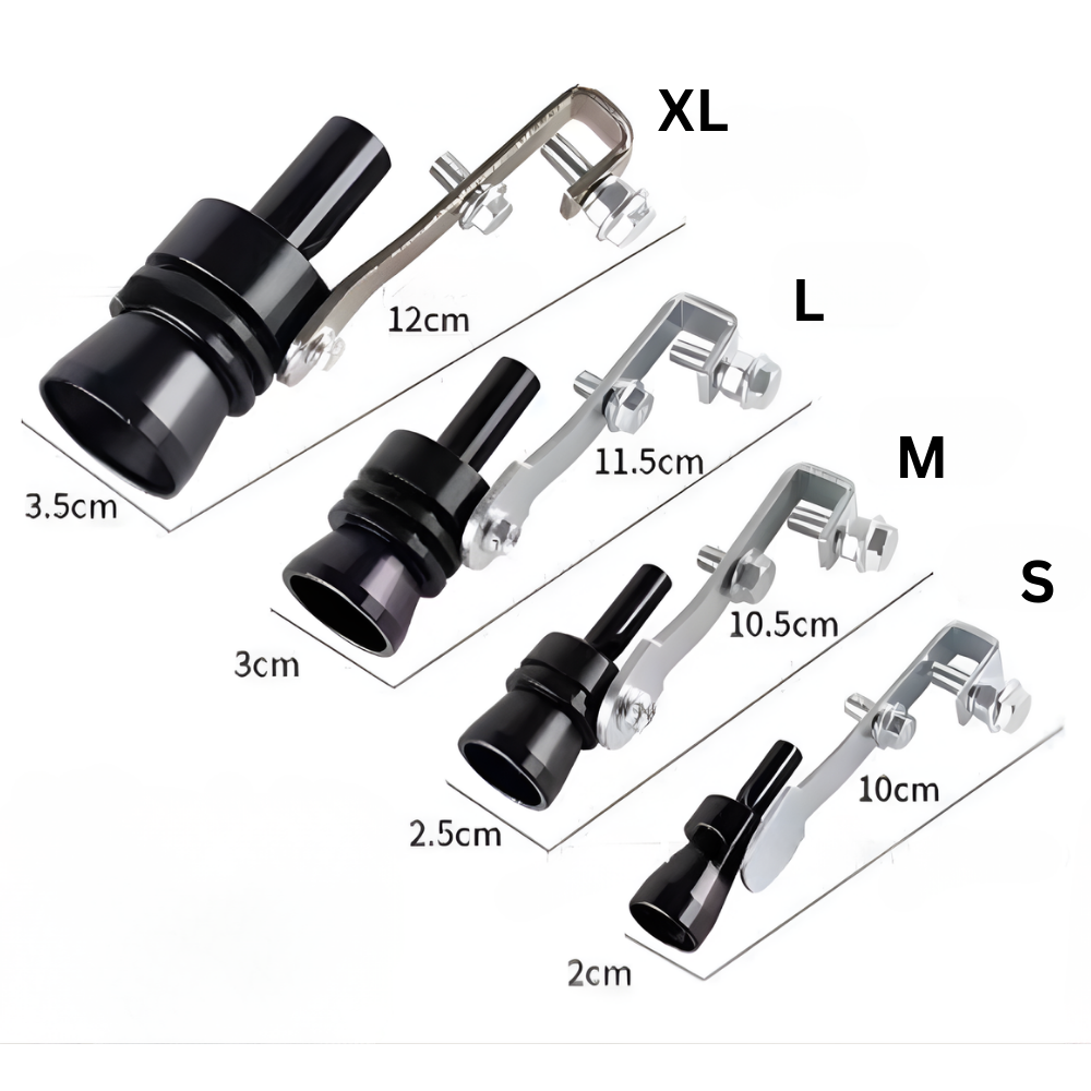 TurboRoar™ – Universeller Turbo-Effekt Auspuff Sound Booster