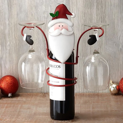 HollyHost™ – Weihnachts Weinflaschen- und Glashalter