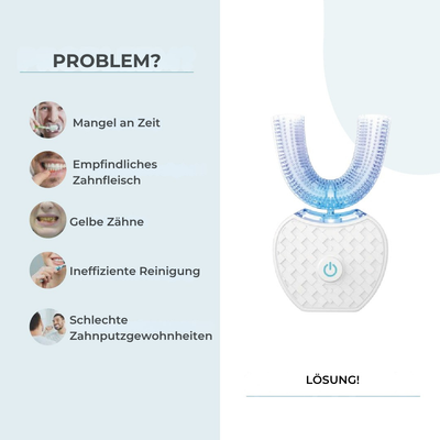 QuickClean™ – Elektrische 360°-Zahnbürste zum Aufhellen